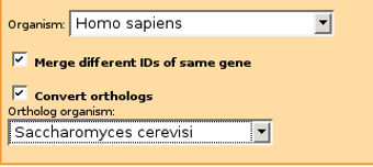 Merge IDs & convert orthologs